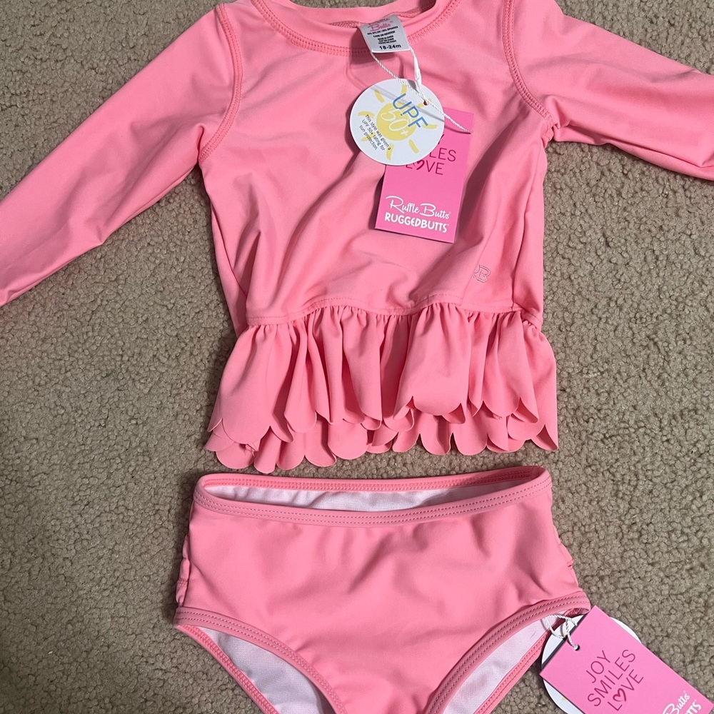 Brand new ruffle butts swim suit 18-24 months